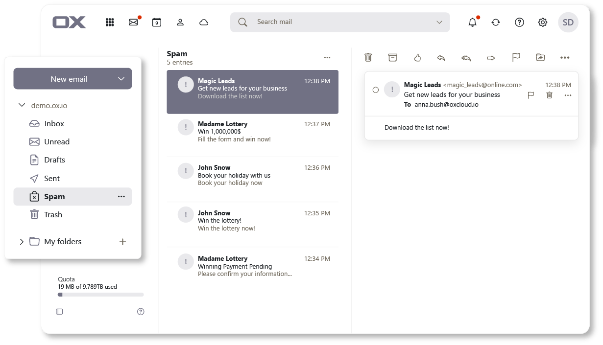 Modern spam detection