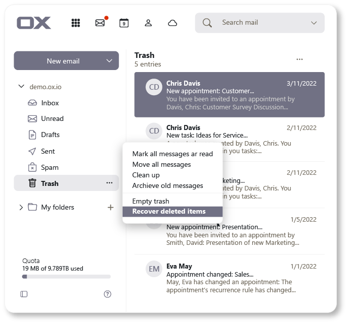 Can't find an email?